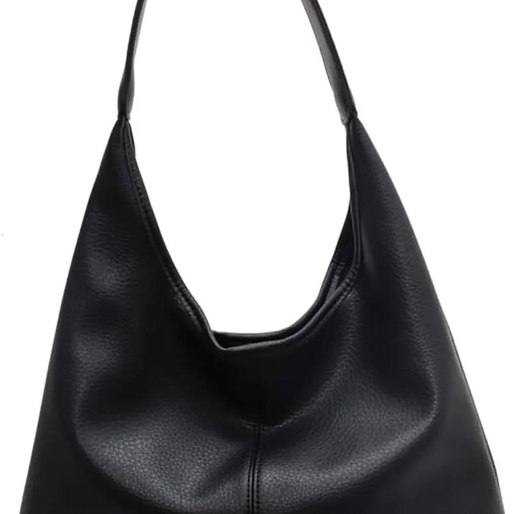 Hobo Bags for Women Soft PU Leather Casual Tote Shoulder Purse Everyday Use